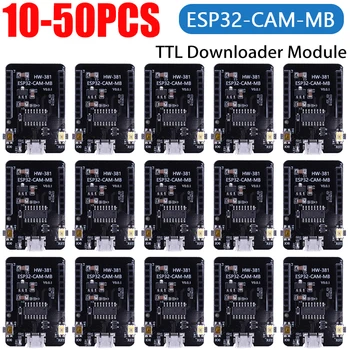 10-50pcs ESP32-CAM-MB Parsisiųsti Apačioje Valdybos ESP32-CAM OV2640 vaizdo Kameros Modulis Downloader Micro USB Sąsaja CH340 Lustas