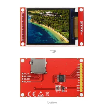 2.0 colių 16 bitų RGB 65K TFT LCD modulis spalvotas ekranas SPI nuoseklusis prievadas turi tik 4 IO remti UNO STM32