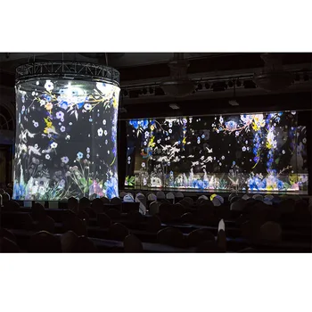 3D Holografinio Ekrano tinklelio ekranas holograma gazas tinklo akių ekraną, 3D 7D Holograma Projekcija didžiosios Scenos Rodyti