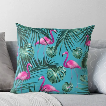 Atogrąžų Flamingo Modelio #4 #atogrąžų #dekoro #meno Mesti Pagalvę, Siuvinėta Pagalvėlė Padengti Sofos Pagalvėlės Dangtis