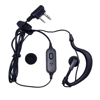 baofeng radijo 2pin K uosto ausinės tr mic ausinės nešiojamą Du būdu radijo baofeng UV-5R UV-82 BF-888S walkie talkie