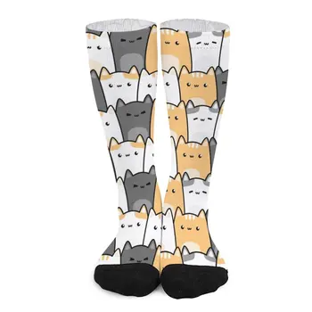 Cute Kačių Veidus Kojinės VYRŲ MADOS vyriški žiemos terminės kojinės Argentina Šildymo kojinių