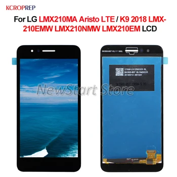 Dėl LG LMX210MA Aristo LTE LCD LG K9 2018 LMX210EMW LMX210NMW LMX210EM lcd Ekranas Jutiklinis Ekranas skaitmeninis keitiklis Asamblėjos WithFrame