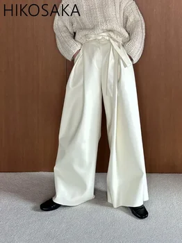 Japonijos Gyventojas Paprastas Kietas Prarasti Tiesios Kelnės Derliaus Hifg Wasit Diržo Pločio Kojų Kelnės 2024 Naujų Rudens Atsitiktinis Pantalones