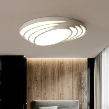 juoda/ balta led modernių lubų žiburiai kambarį Paviršiaus sumontuoti Metalo įrenginiai šviesos lubų lempa, šviestuvas, plafonnier