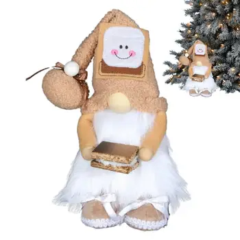 Kalėdų Beveidis Gnome Pliušinis Įdaryti Pliušinis Elf Lėlės Mielas Kalėdų Gnome Apdailos Įdaryti Nykštukai Plushie Padėkos