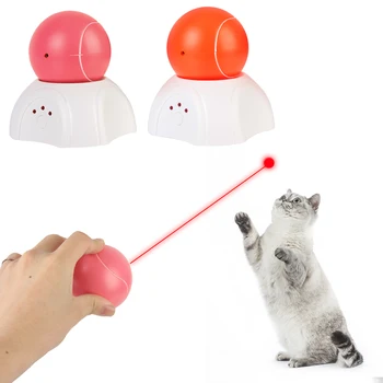 Kačių Žaislai Interaktyvus Automatinė Smart Dantį Lazerių Kamuolys Žaislas 360 laipsnių Besisukantis naminių Gyvūnėlių Produktai, Naminių Reikmenys