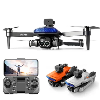 KBDFA D6 PRO Profesinės Drone HD Kamera, WiFi FPV Aukštis Paspaudę Sulankstomas Nuotolinio Valdymo aerofotografija Quadcopter Žaislai, Dovanos