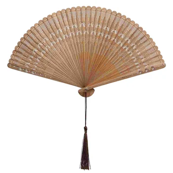 Kinų Stiliaus Lankstymo Ventiliatorius Bambuko Rankinį Ventiliatoriaus Šokių Spektaklis Apdailos Kutas Derliaus Ventiliatorius