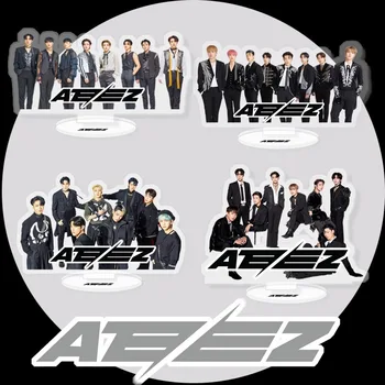 Kpop Idol Standee ATEEZ Partizanų Albumas Naujas Akrilas Skaidri Duomenys Nuolatinis Darbalaukio Mažas Stotis Prekės ženklo Kolekcija