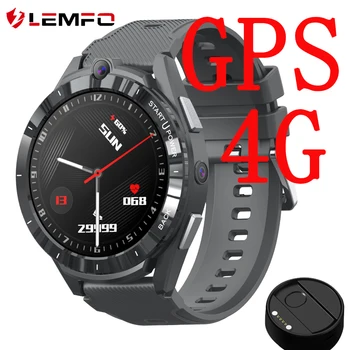 LEM16 4G GPS Smart Žiūrėti Android 11 Smartwatch Vyrų 6GB 128GB 900mah Su Galios Banko Dviguba Sistema 2022 Naujas 4G Smart Žiūrėti 1.6 Colių