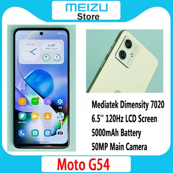 Motorola MOTO G54 5G Išmanųjį telefoną Mediatek Dimensity 7020 Octa Core 8GB128GB 6.5