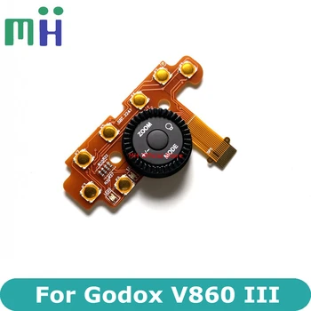 NAUJA Godox V860III V860 III Klavišą Valdybos Klaviatūra Surinkite Skydelis Varantys Režimo Funkcija Pasirinkimo Jungikliu Bloko Mygtuką 
