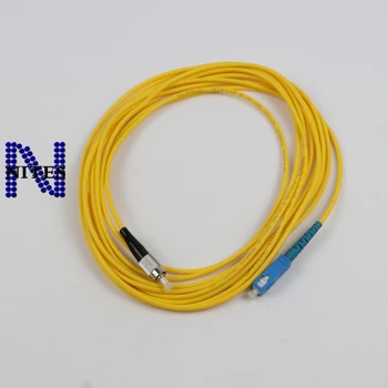 Nemokamas pristatymas ,10VNT daug/ FC-SC optinio pluošto kabelis single mode , 5M.10M,15M,Ryšio režimas, fiber optic patchcord ,FC