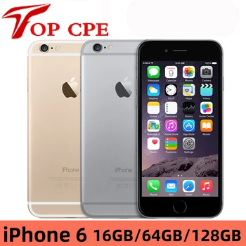 Originalus Apple iPhone 6 Atrakinta Dual Core 4.7 colių IOS 16/64/128 GB ROM 1.4 GHz 8MP 3G 4G LTE Naudojamą pirštų Atspaudų Mobilus mobilusis Telefonas