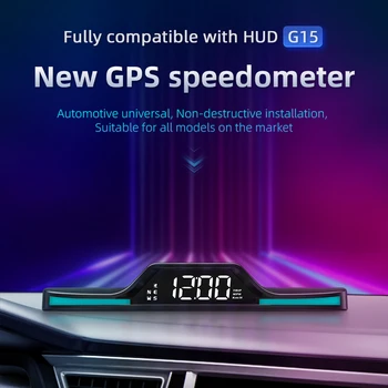 Skaitmeninis HUD LED Ekranas, Smart Automobilių Spidometro Sauga, Vairavimo, Head-Up Display GPS Greičio Signalą Smart Head Up Ekranas su Laikrodžiu