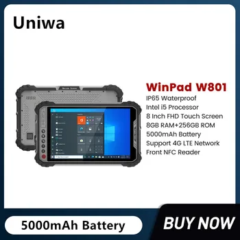 UNIWA WinPad W801 Tablečių 8 Colių 5000mAh Baterijos Intel i5 8200Y Dual Core 8G ROM 256G RAM 13MP Galinio vaizdo Kamera, dvi SIM Kortelės Tablečių