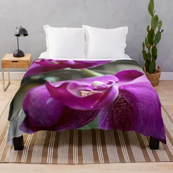 Violetinė Orchidėja Mesti Antklodė Žiemos lovos antklodės Švelniausiu Antklodė Pledas Juda Antklodė