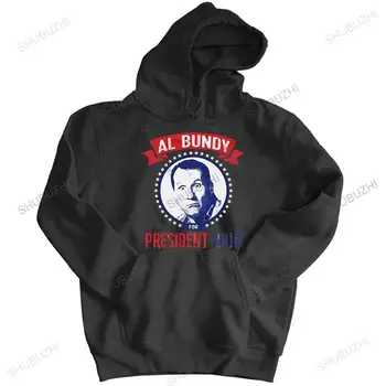 vyrų rudens juokinga striukę, bliuzoną Al Bundy palaidinukė Al Bundy Prezidento Juokinga chalatą su gobtuvu Mens Juokinga hoodies Naujas outwear