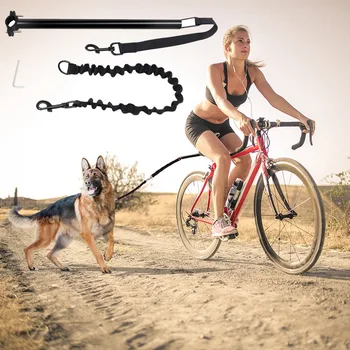Šuns Pavadėlio, dviračių pavadėlio, šuo pavadėlio, elastinga, buferis, šuns pavadėlio Šuo priedai