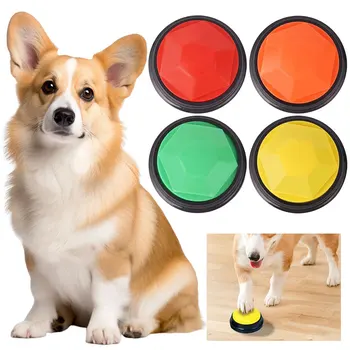 Šunų Mokymo Mygtukai Įrašymo Pet Interaktyvūs Žaislai Nešiojamų Pet Kalbos Mygtukai Pet Komunikacijos